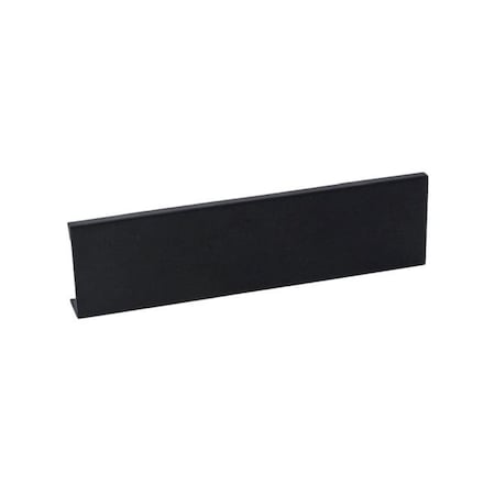 Crown 6" Aluminum Tab Cabinet Pull with 4-2/5" Center to Center Matte Black Finish CHP1806BK